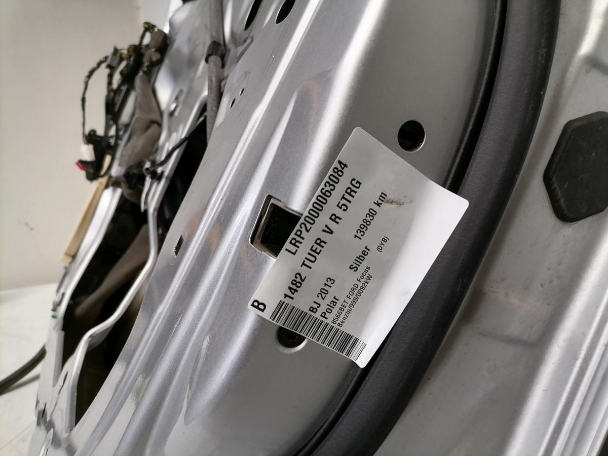 Ford Focus 3 original T&uuml;r vorn rechts Polar Silber 5-T&uuml;rer Rohbau Bj.2013